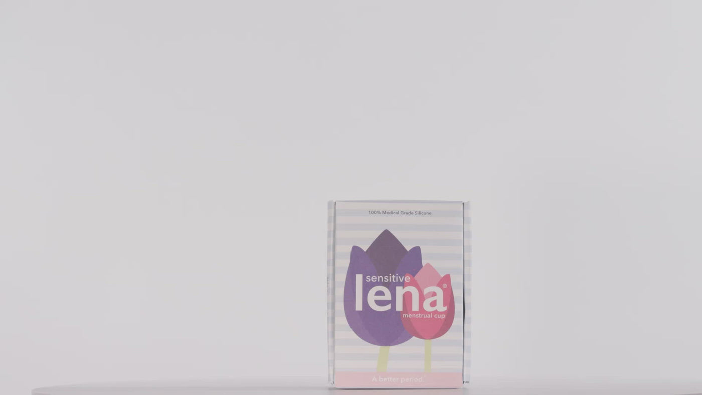 Lena Sensitive Cup Large, Clear