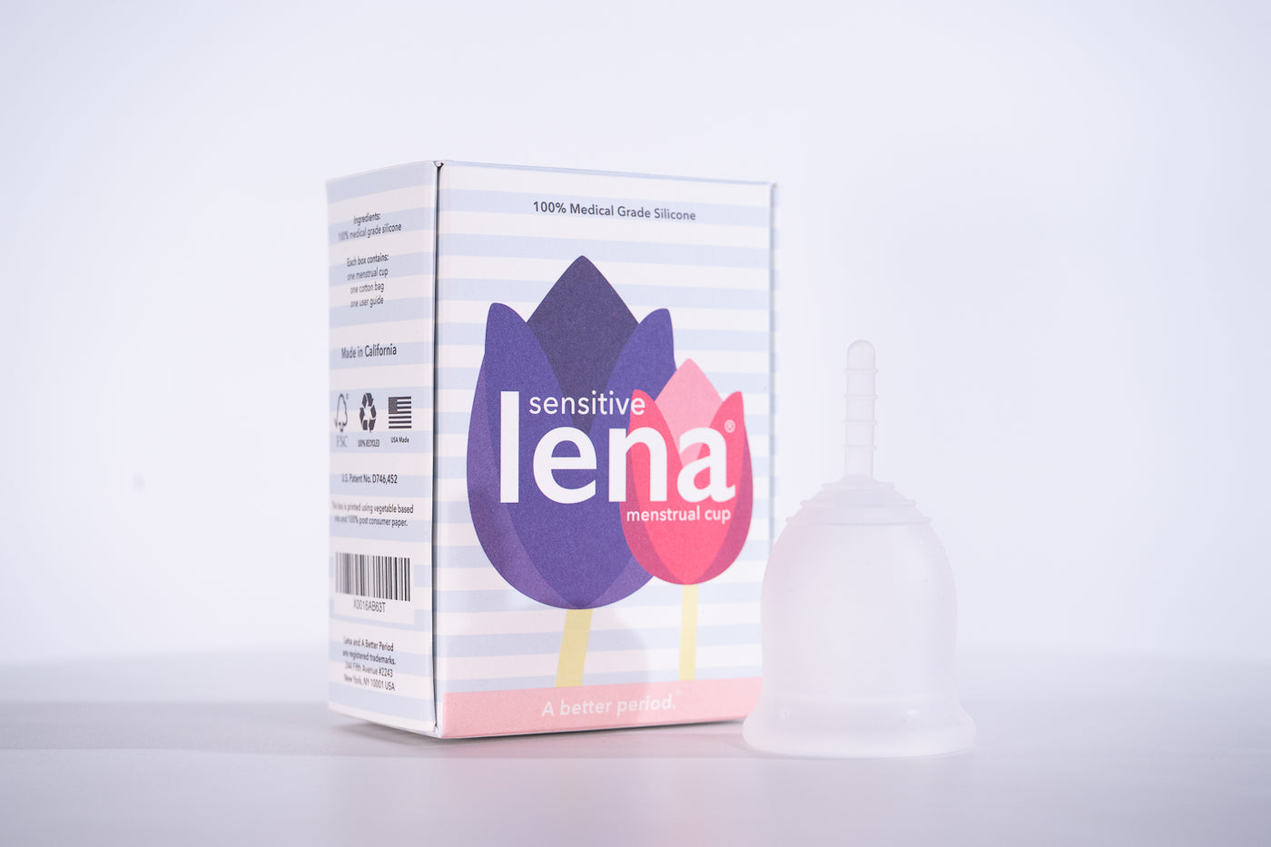 Lena Sensitive Cup Clear, Small